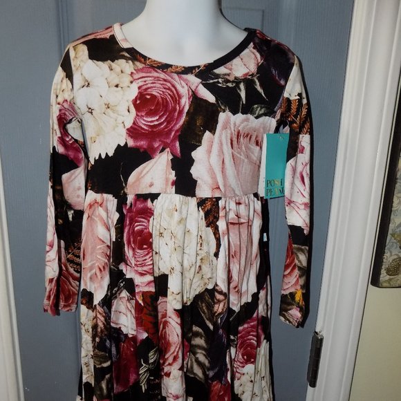 Posh Peanut Zoey Long Sleeve Twirl Dress Size 3T Girl's NEW